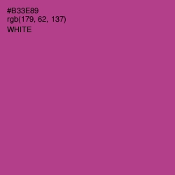 #B33E89 - Medium Red Violet Color Image