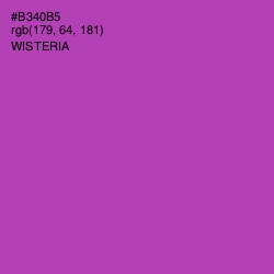 #B340B5 - Wisteria Color Image