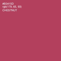 #B3415D - Chestnut Color Image