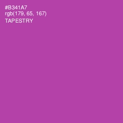 #B341A7 - Tapestry Color Image