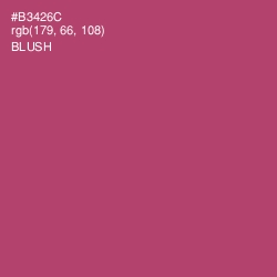 #B3426C - Blush Color Image