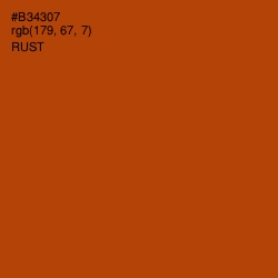 #B34307 - Rust Color Image