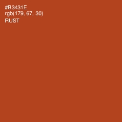 #B3431E - Rust Color Image