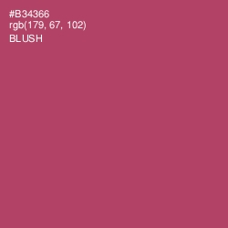 #B34366 - Blush Color Image