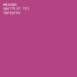 #B34383 - Tapestry Color Image