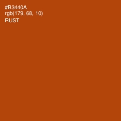 #B3440A - Rust Color Image