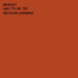 #B34421 - Medium Carmine Color Image