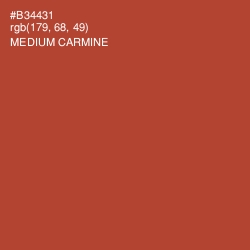 #B34431 - Medium Carmine Color Image