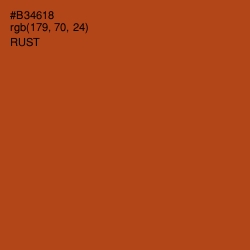 #B34618 - Rust Color Image