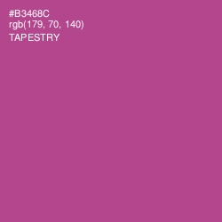 #B3468C - Tapestry Color Image