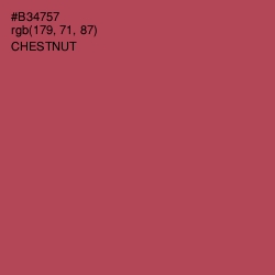 #B34757 - Chestnut Color Image