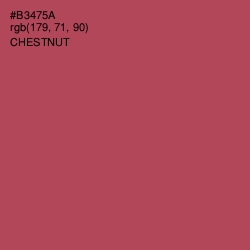 #B3475A - Chestnut Color Image