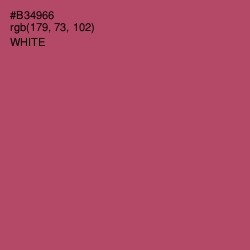 #B34966 - Blush Color Image