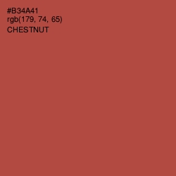 #B34A41 - Chestnut Color Image