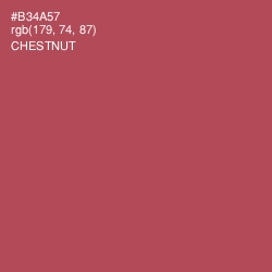 #B34A57 - Chestnut Color Image