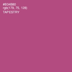#B34B80 - Tapestry Color Image