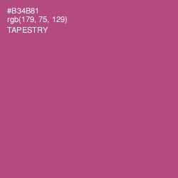 #B34B81 - Tapestry Color Image