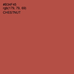 #B34F45 - Chestnut Color Image