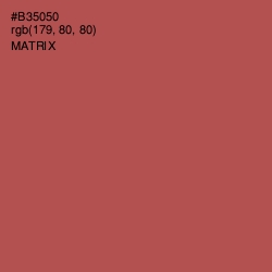 #B35050 - Matrix Color Image