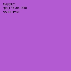 #B359D1 - Amethyst Color Image