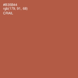 #B35B44 - Crail Color Image