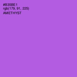 #B35BE1 - Amethyst Color Image