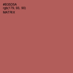#B35D5A - Matrix Color Image