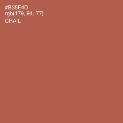 #B35E4D - Crail Color Image