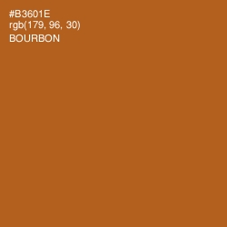 #B3601E - Bourbon Color Image