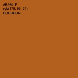 #B3601F - Bourbon Color Image