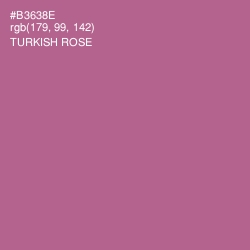 #B3638E - Turkish Rose Color Image