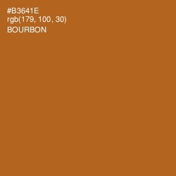 #B3641E - Bourbon Color Image