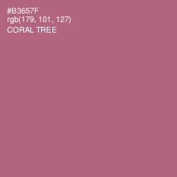 #B3657F - Coral Tree Color Image