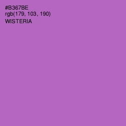 #B367BE - Wisteria Color Image