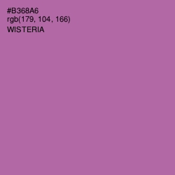 #B368A6 - Wisteria Color Image