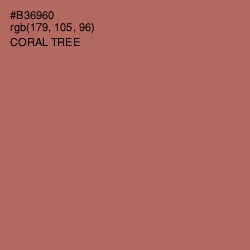 #B36960 - Coral Tree Color Image