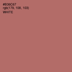 #B36C67 - Coral Tree Color Image