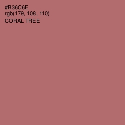 #B36C6E - Coral Tree Color Image