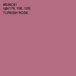 #B36C81 - Turkish Rose Color Image