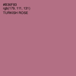 #B36F83 - Turkish Rose Color Image