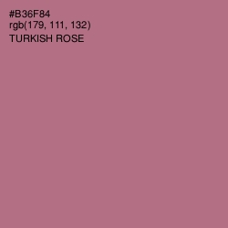 #B36F84 - Turkish Rose Color Image