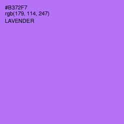 #B372F7 - Lavender Color Image
