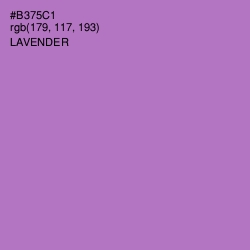 #B375C1 - Lavender Color Image