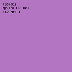#B375C2 - Lavender Color Image
