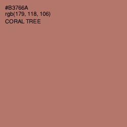 #B3766A - Coral Tree Color Image