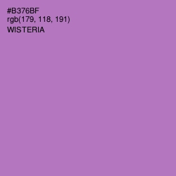 #B376BF - Wisteria Color Image
