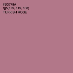 #B3778A - Turkish Rose Color Image