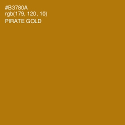 #B3780A - Pirate Gold Color Image