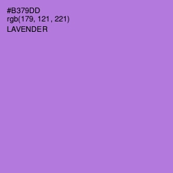#B379DD - Lavender Color Image