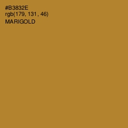 #B3832E - Marigold Color Image